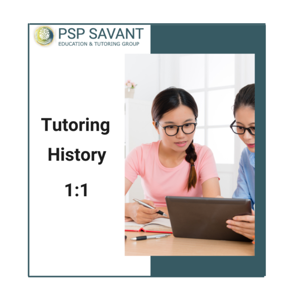 Tutoring : History - 1:1